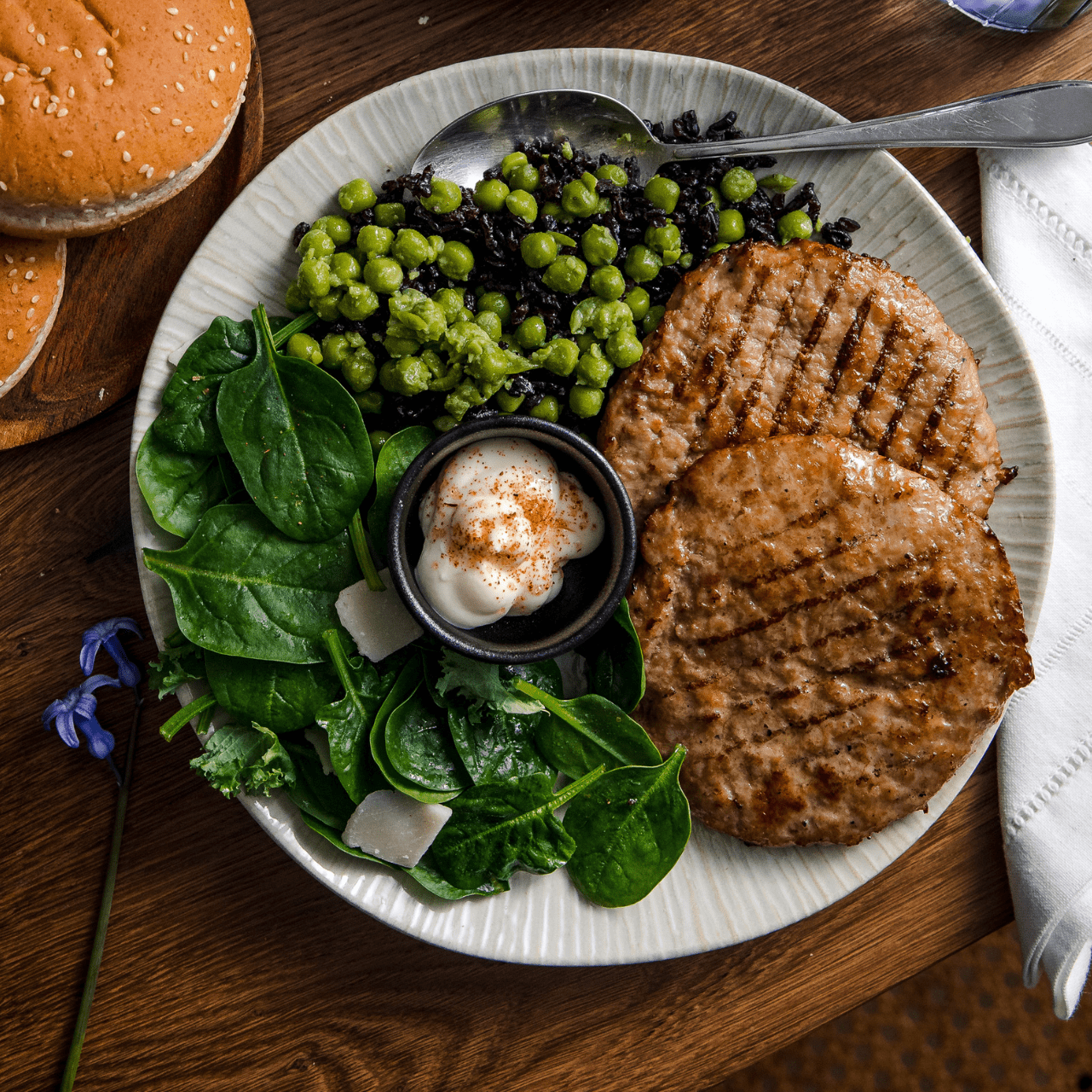 burger di Salsiccia burger di salsiccia cotto